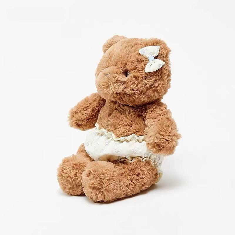 Diaper Mask Eye Teddy Bear Plush Toy Cartoon Stuffed Animal Kids Gift Birthday