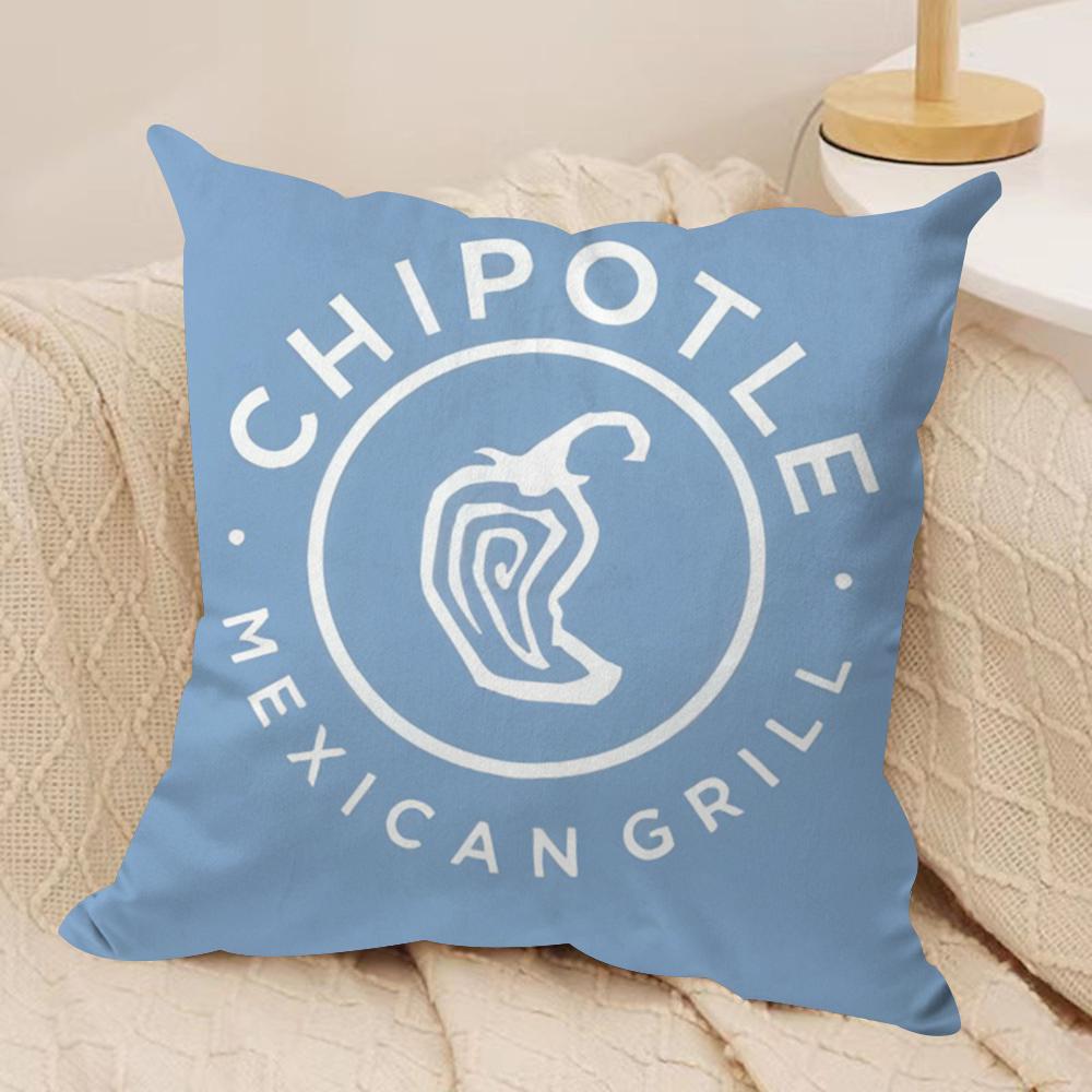 Food CChipotleS Cushion Cover Pillowcase Ultra Soft Skin Friendly Fabric Cloud Like Comfort Concealed Zipper