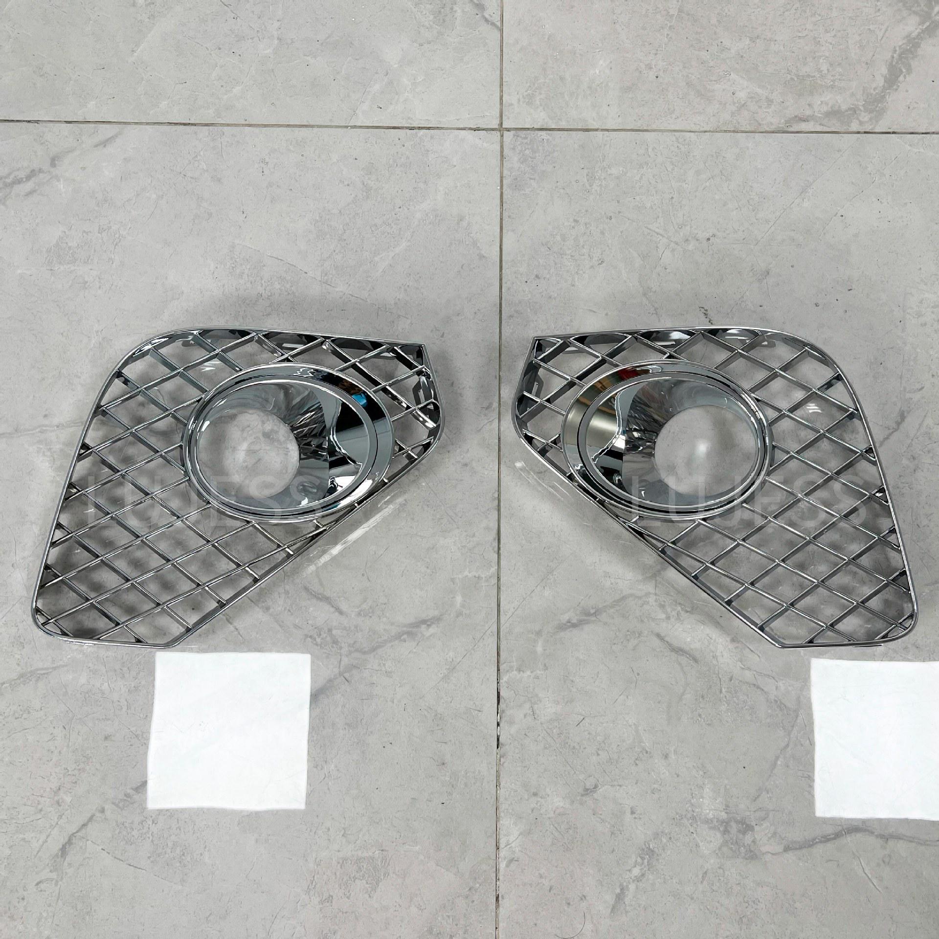 Chrome Front Bumper Small Grille for 2021 Bentley Continental GT (Part No. 3SD807647/3SD807648)