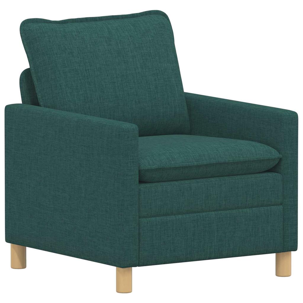 Sofa Dark Green 76 x 81 x 87.5 cm Fabric