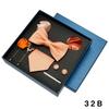 Men's Formal Suit Bow Tie Gift Box Set for Weddings and Business
