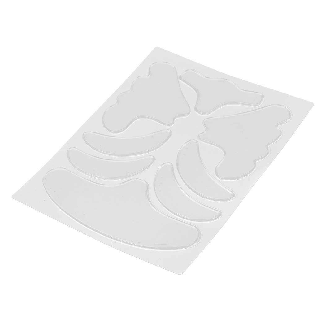 8 in 1 Reusable Face Wrinkle Patches Silicone Wrinkles Treatment Patch Fine Lines Remove Pads