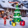 8.2 FT Christmas Inflatable Tree Outdoor Decorations, Blow Up Christmas Tree for Garden Lawn Holiday Decor US Plug