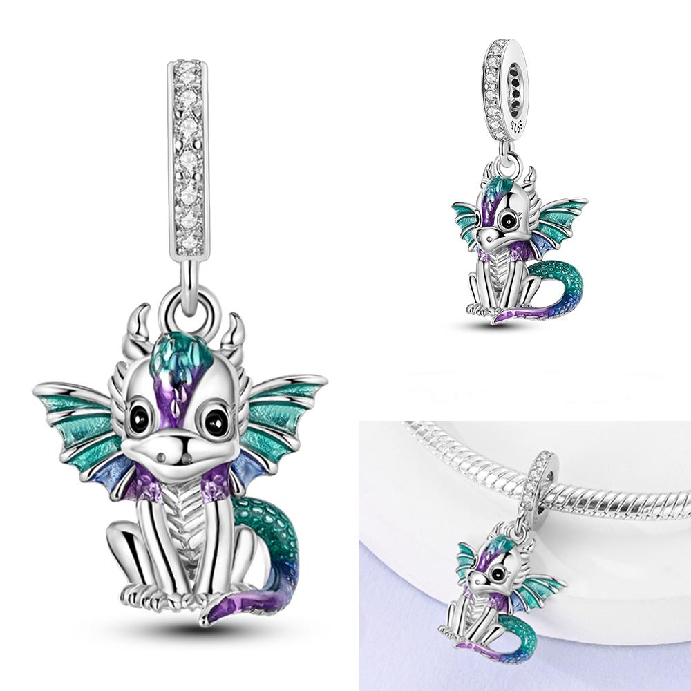 Copper Charms Beads Fit Original Bangle Dangle Bracelet Making For Woman Jewelry Fashion Pendant