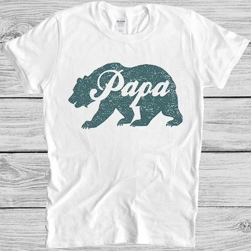 Papa Bear Fathers Day Papa Grandpa Forest Gamer Movie Gift Tee T Shirt M960 S