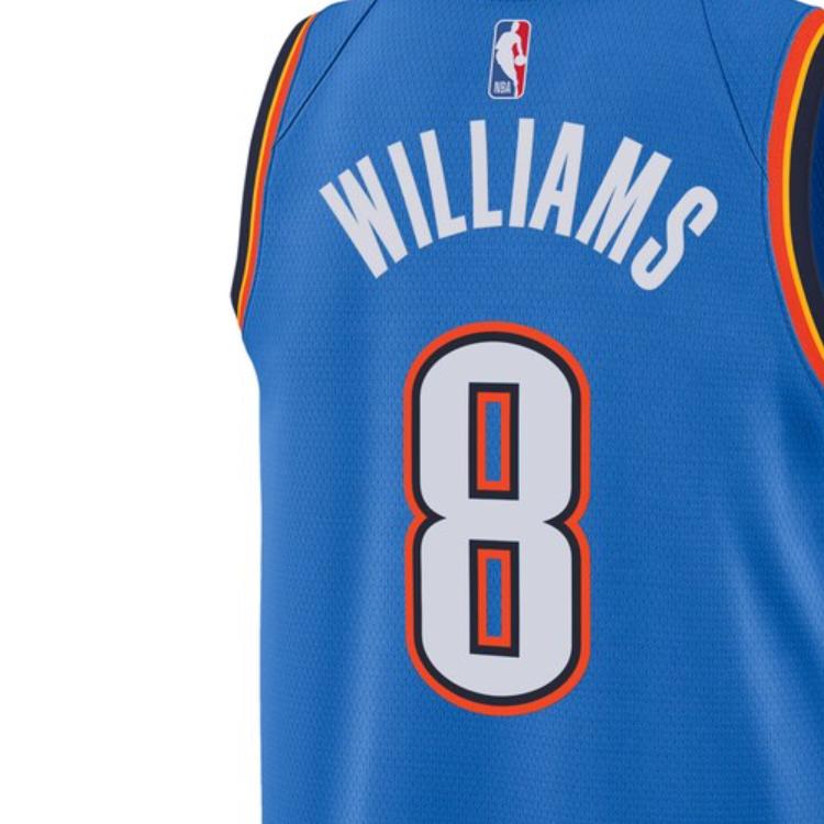 Nike Oklahoma Swingman Jalen Williams Comfortable Soft Breathable Sleeveless Basketball Jersey Unisex jerseys Blue DN2147-403