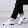Unisex White Stone Pattern Soft Sole Dance Shoes