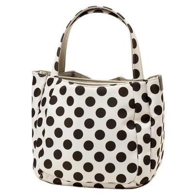 Tote Bag Bonding Tote S Størrelse Elfenben [Isaac] [Prikker] (33)
