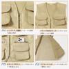 [Kayiyasu] Multifunctional Vest, Men's Outdoor Vest, Unisex, Large Size, V-Neck,