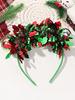 1Pcs Christmas Headband Christmas Ball Headbands  Hair Hoop Christmas Costume Props Christmas Hair Accessories for Women Adults