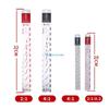 E15D Steel Easy to Operate Paint Ruler Suitable for Cars Paint Tool Black/R-ed