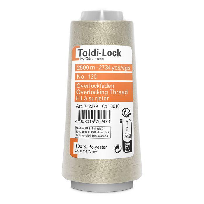 Special Overlock Thread 2500m 100% Polyester - Att 182 - 3010 - Beige