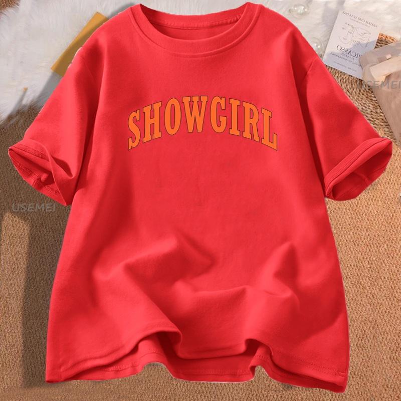 

TS12 The Life of a Showgirl tshirt women music merch tshirt woman ladies cotton shortsleeve t shirt Streetwear Clothing y2k S