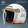 Electric Motorcycle Helmet Brim Men's and Women's Four-season Winter Warm and Anti-fog Helmet