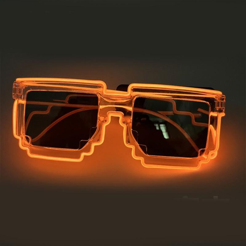 LED Light Up Sunglasses With Fashion Frame and Lens For Night Parties And Festival Event Gathering Dressingup Eyewears
