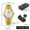 Swiss Watch Men'S Versatile Trend Waterproof Luminous Calendar Business High-End Diamond-Encrusted Handsome Personality Simple Quartz Watch