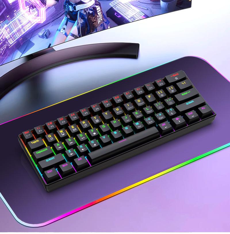 

K33 Wired Mechanical Gaming Keyboard - 61-Key Compact Design