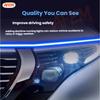 1pcs Universal Waterproof Flexible LED Strip DRL 12v Daytime Running Strip Light Ambient Lamp For Citroen C5 Aircross 2017-2022