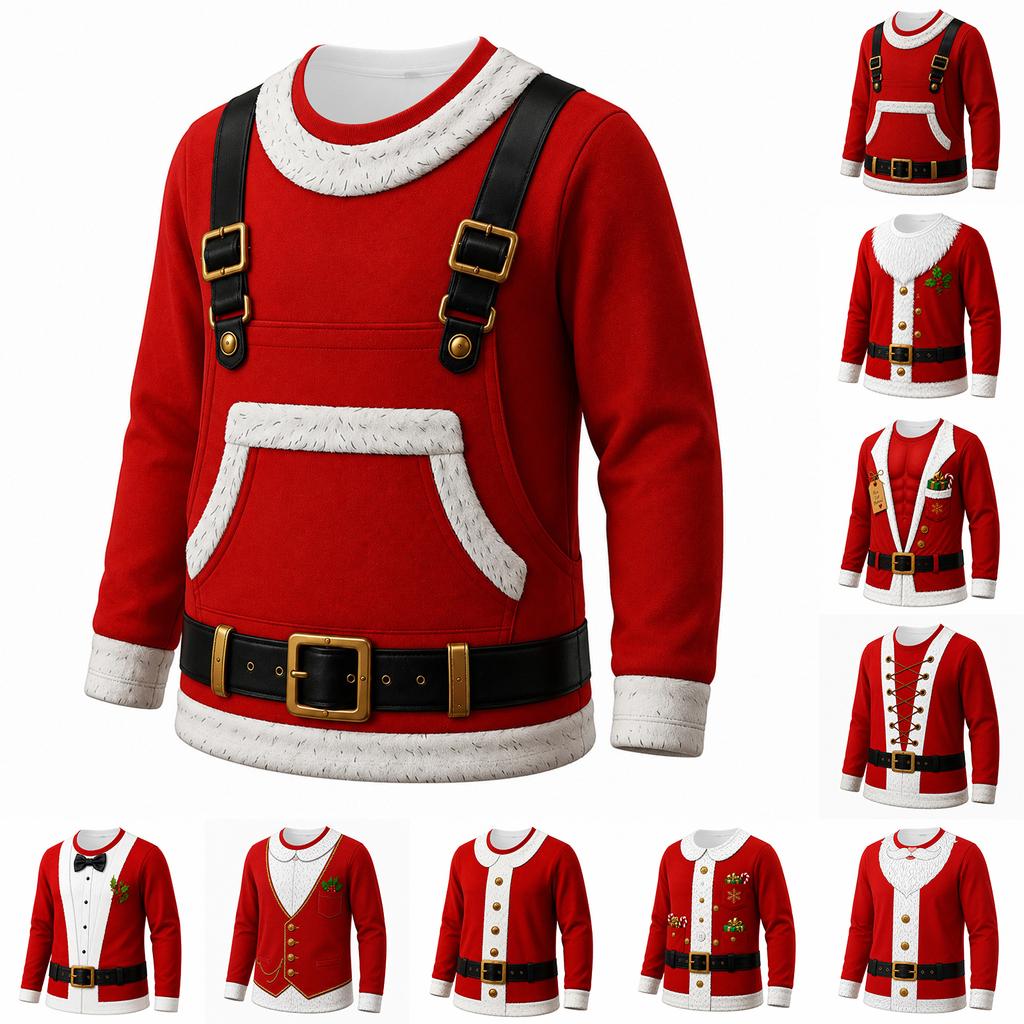 Women Men Funny Christmas Sweatshirt Novelty Holiday Pullover