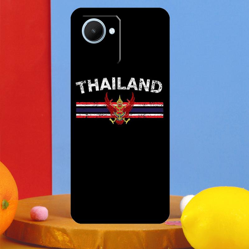Thailand Flag Map For Realme 15 Pro 10 11 12 13 14 Pro Plus GT6 GT7 C61 C67 C63 C71 C55 C51 C65 C53 C75 Case