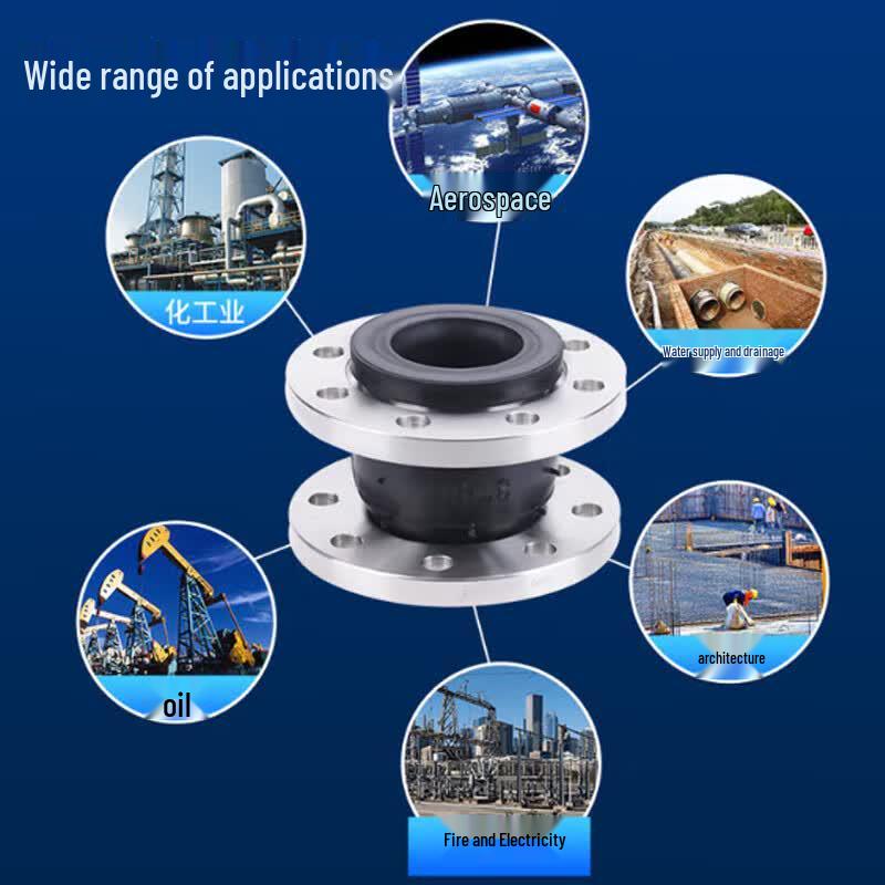 Lühang Flanged Stainless Steel Rubber Expansion Joint