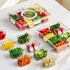 Snack Containers 8 Compartments Reusable Snack Boxes Organizer Veggie Tray Storage For Home Nuts Fruits Candy Condiments Kitchen