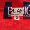 PLAY COMME des GARCONS Made In Japan Short Sleeve Polo Shirt 2 Red Kid's Used
