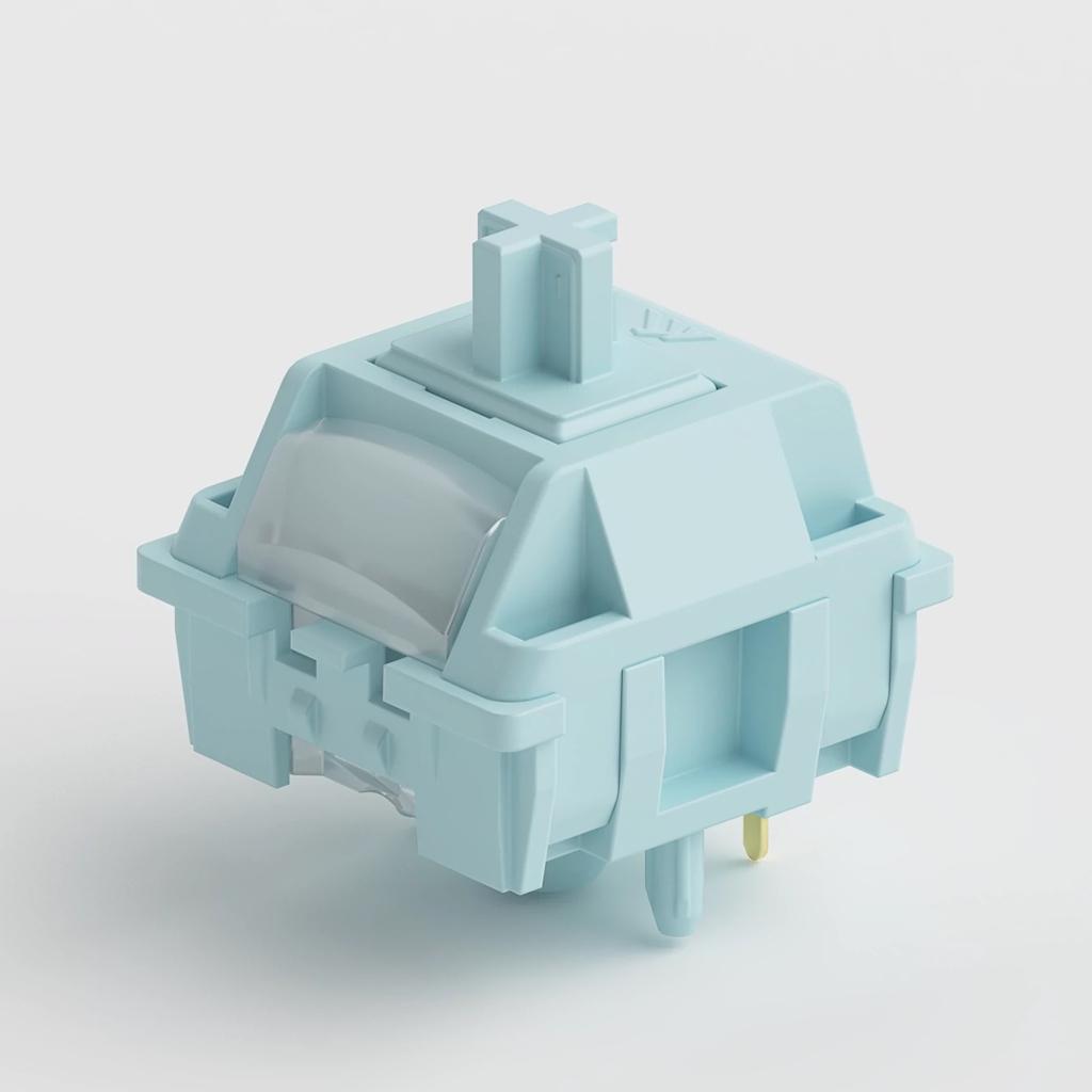 KTT Silent Blue Switch 43g 5 Pins Lineare Switches Mechanische Tastatur Stumm Glatt Fabrikgeschmiert RGB Für Spiel Büro