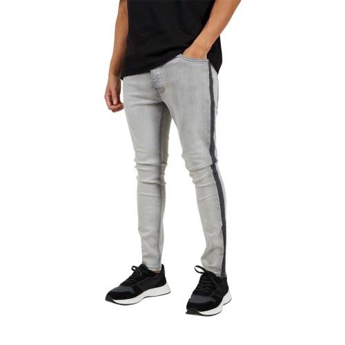 BRAVE SOUL Mens Stripe Skinny Jeans