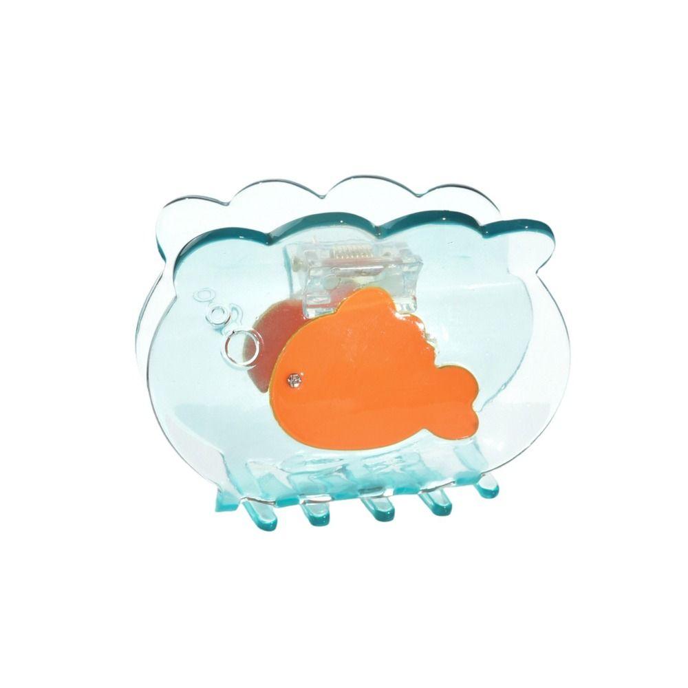 Ocean Animal Acetate Fish Shark Clip Hairpins Animal Hair Clip Goldfish Hair Claw  Wash Face