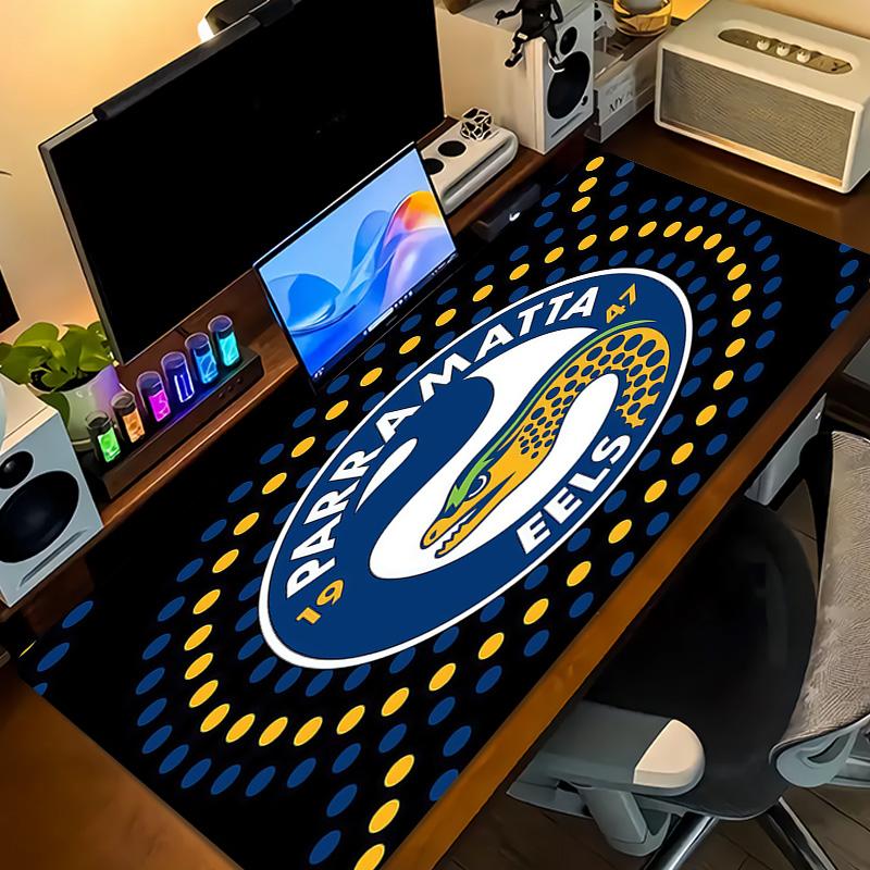 Parramatta Eels Print Cushion Non-slip Laptop Tablet Big Mousepad XXL Mat Mini PC Playmat With Lock edge
