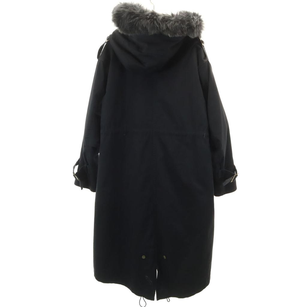 SNIDEL Mod Coat Black With Liner Women Used