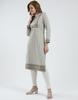 MONTE CARLO Kurti Feminino de Gola Redonda e Manga Comprida