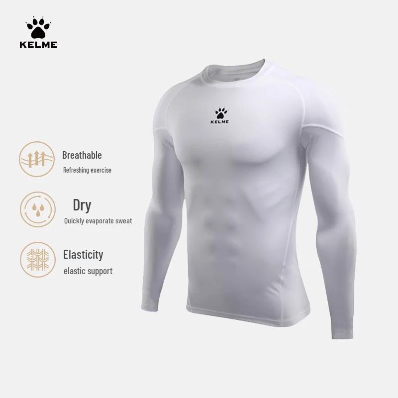 

Мужская спортивная компрессионная термофутболка KELME с длинным рукавом L