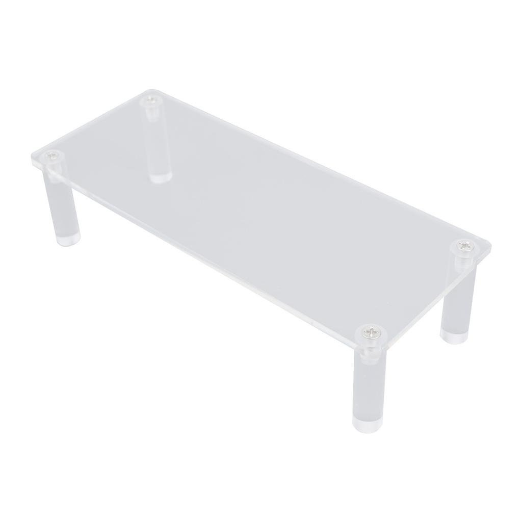 Figurine Display Stand Single Layer 30cm Long (30*8*5cm) Acrylic Display Stand Versatile Use Hassle-free Assembly Retail Store