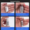 Popular 4-Digit Password Padlock 6-Color Gym Locker Anti-Theft Combination Lock Luggage Travel Safety Lock Zinc Alloy Hardware