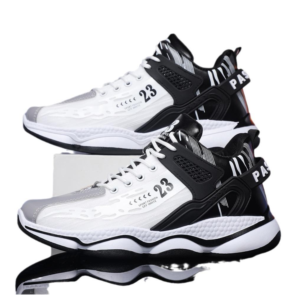 Foreign Trade Men's Shoes Running Shoes Rebound Shock Absorption Internet Celebrity Men's Shoes Spring and Autumn Soft-soled Shoes Men's Super Sof