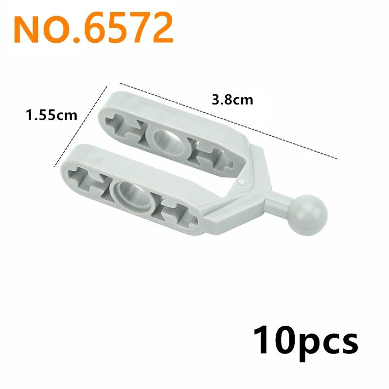 DIY Ball Parts Compatible with 6571 6572 32195 57515 MOC High-tech Accessories Building Block Steering Shock Absorber Arm with