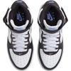 Nike Air Force 1 Easy On Comfortable Soft Non Slip Durable Mid Top Kids Sneakers Kids Sneakers Black White Blue FN1193-600