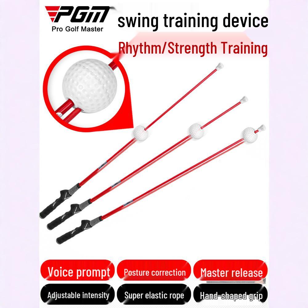 PGM Adjustable Golf Swing Trainer Stick for Rhythm and Impact Training