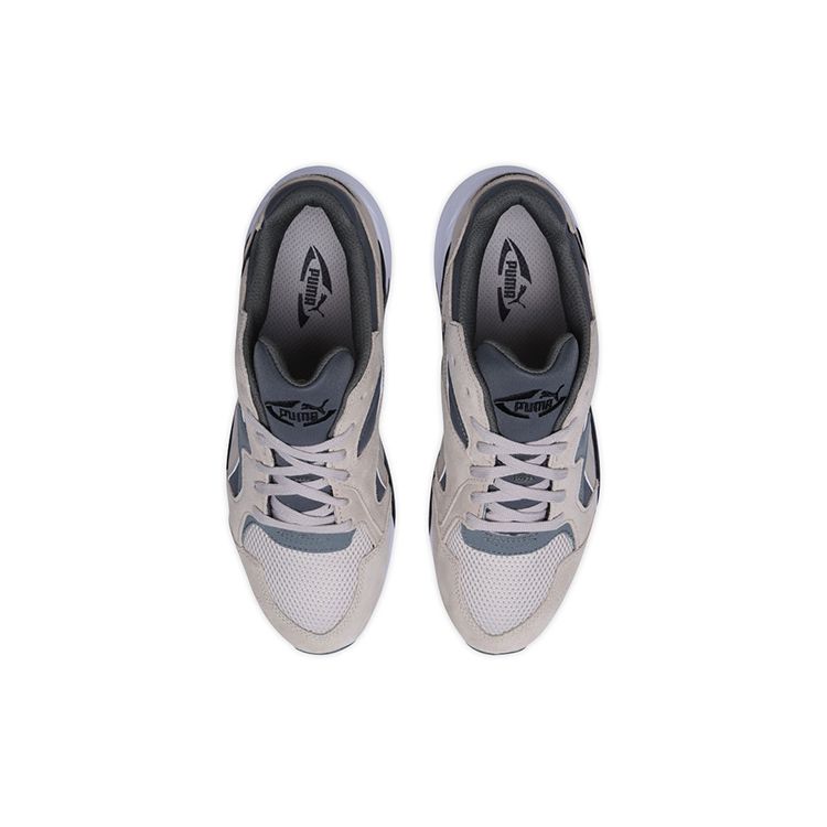 Puma Prevail Pohodlné Tlumící Nárazy Protiskluzové Odolné proti Opotřebení Prodyšné Běžecké Boty s Nízkým Svrškem Unisex Běžecké Boty Šedé Bílé 363190-02