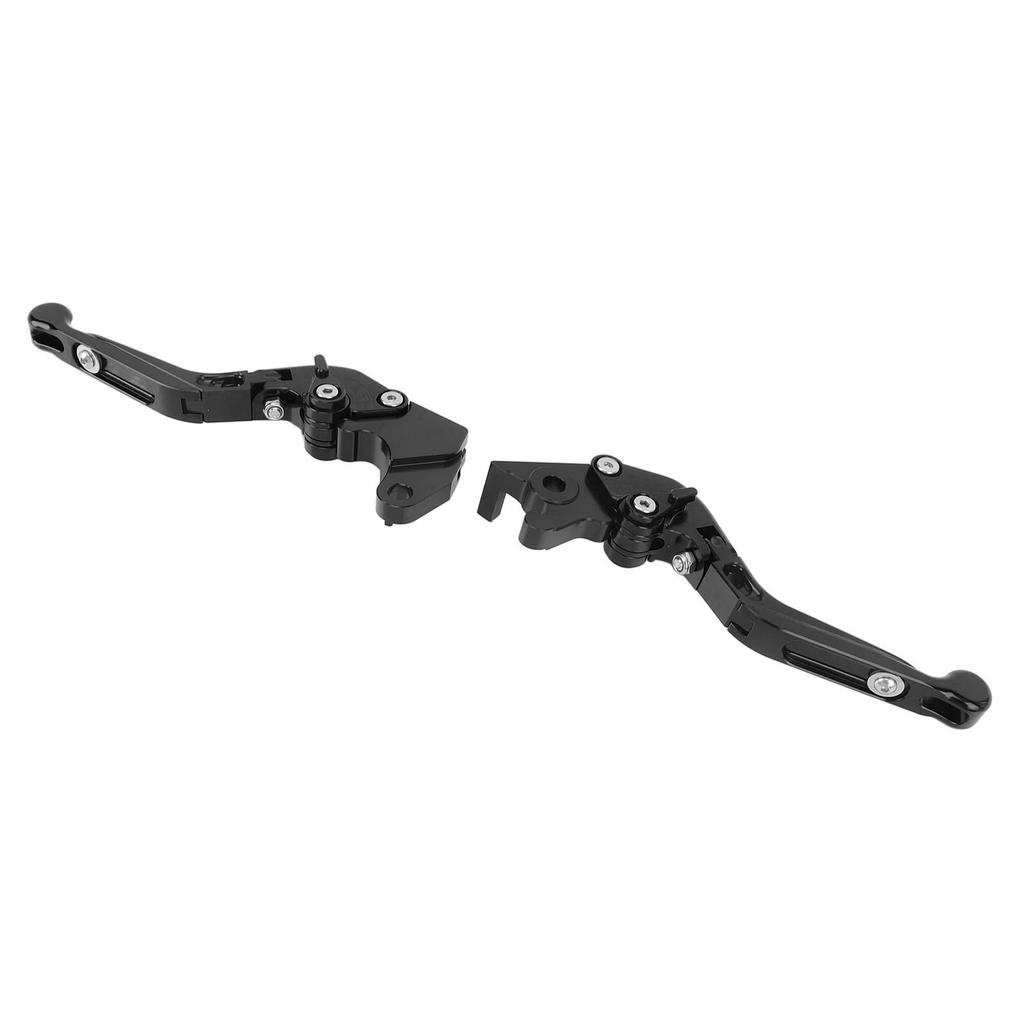 1 Pair Motorcycle Folding Brake Lever CNC Aluminium Clutch Brake Handle Lever For YZF R125 2014‑2022 Black