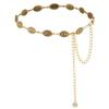 Adjustable Metal Waist Chain Belt Skinny Decorated Waist Belt Boho Chain Belt  for Women