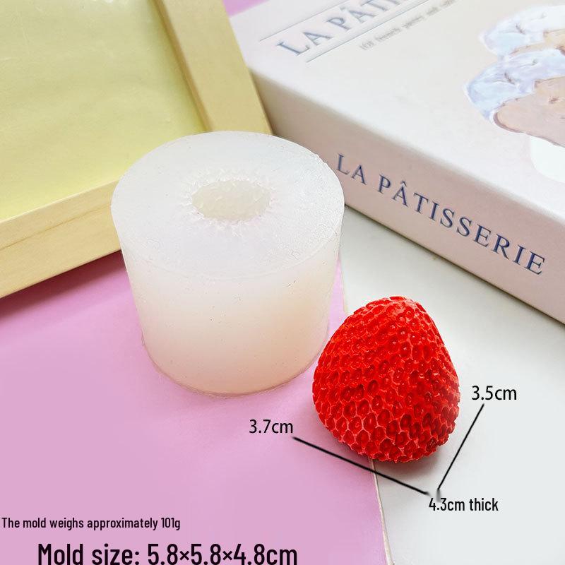 3D Berry Squeeze Mold for Cake & Soap Decorations