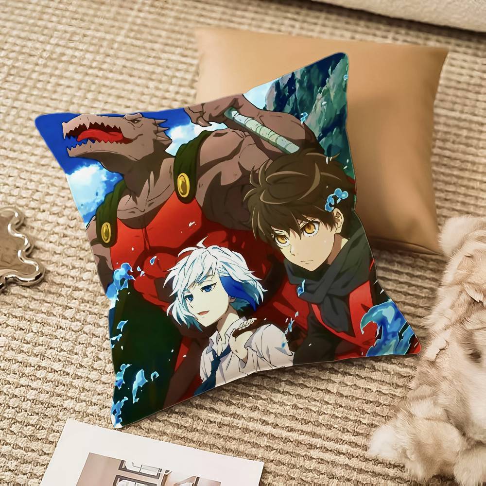 Tower of God Pillow Case Anti-dustmite Invisible zipper Sofa Bed