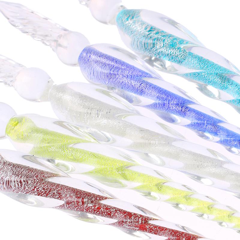 Glass Drip Fountain Pen Vintage Dip Dipping Pen Filling Ink Painting Supplies
