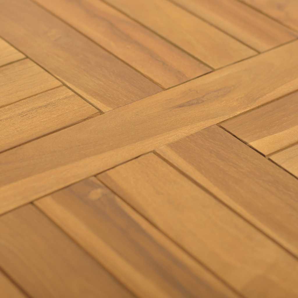 Table Top Square 50x50x2.5 cm Solid Wood Teak