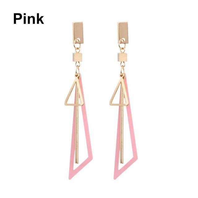 Women 'S Twist Spiral Dangle Charm Fall Earrings Jewelry Stainless Steel Long Peculiar Earrings  Trending For Teens Daily