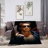 Coperta Morbida Film Commando di Schwarzenegger Tappeto Morbido per Pisolino su Divano per Soggiorno Caldo Ufficio Camera da Letto Compleanno Casa Viaggio Regali per Bambini