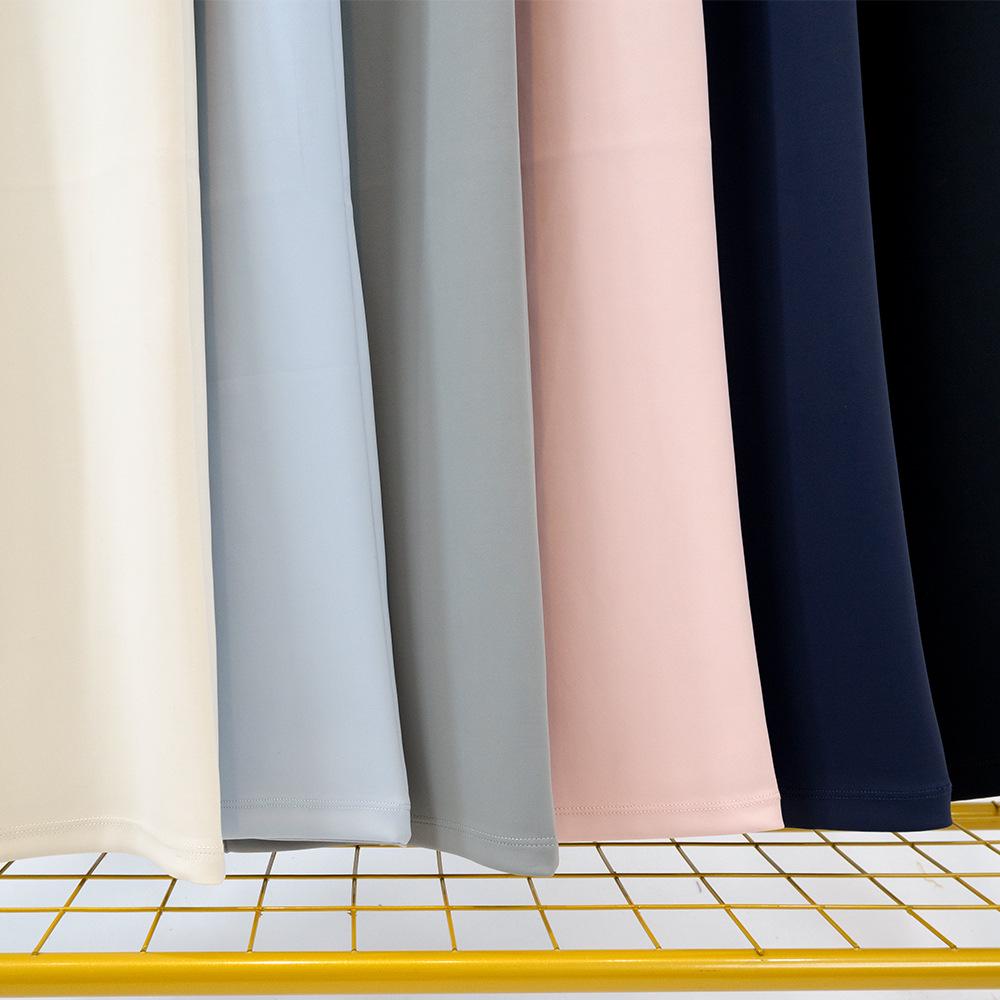 High-Waist Slim Fit Flared Trousers: Anti-Wrinkle, Elastic, with Pockets and Hip Lift for Casual Commute